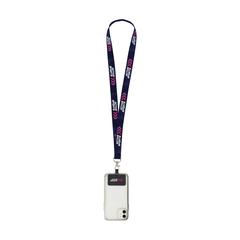 Vue Lanyard Sublimation RPET 2 cm avec Patch tour de cou de couleur -| Krokrodeal