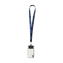 Vue Lanyard Sublimation Safety RPET 2 cm avec Patch de couleur -| Krokrodeal