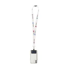 Vue Lanyard Sublimation Safety RPET 2 cm avec Patch de couleur -| Krokrodeal