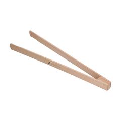 Vue Pinza pince à BBQ en bois de couleur marron| Krokrodeal