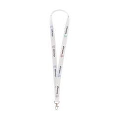 Vue Lanyard Sublimation RPET 2 cm tour de cou de couleur -| Krokrodeal