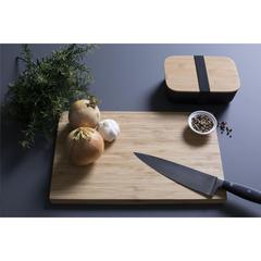 Vue Bocado Board planche à découper en bambou de couleur marron| Krokrodeal