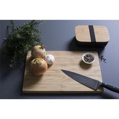 Vue Bocado Board planche à découper en bambou de couleur marron| Krokrodeal