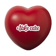 Vue Anti Stress Heart balle anti-stress de couleur rouge| Krokrodeal