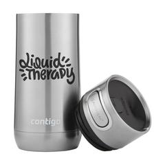 Vue Contigo® Luxe AUTOSEAL® 360 ml gobelet thermos de couleur gris| Krokrodeal