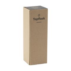 Vue Topflask 500 ml single wall bouteille de couleur bleu| Krokrodeal