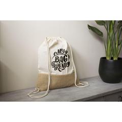 Vue Combi Organic Backpack (160 g/m²) sac à dos de couleur beige| Krokrodeal