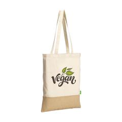 Vue Combi Organic Shopper (160 g/m²) sac shopping de couleur beige| Krokrodeal