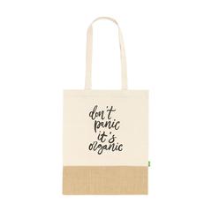 Vue Combi Organic Shopper (160 g/m²) sac shopping de couleur beige| Krokrodeal