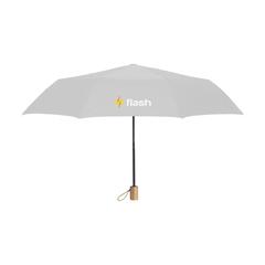Vue Mini Umbrella parapluie pliable en RPET de 21 inch de couleur blanc| Krokrodeal