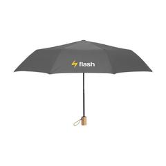 Vue Mini Umbrella parapluie pliable en RPET de 21 inch de couleur gris| Krokrodeal