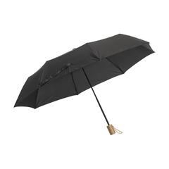 Vue Mini Umbrella parapluie pliable en RPET de 21 inch de couleur noir| Krokrodeal