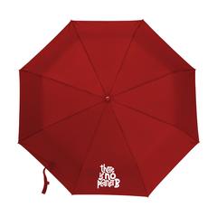 Vue Mini Umbrella parapluie pliable en RPET de 21 inch de couleur rouge| Krokrodeal