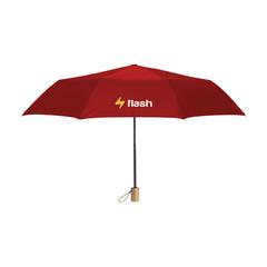 Vue Mini Umbrella parapluie pliable en RPET de 21 inch de couleur rouge| Krokrodeal