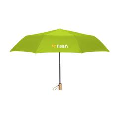 Vue Mini Umbrella parapluie pliable en RPET de 21 inch de couleur vert| Krokrodeal