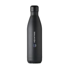Vue Topflask RCS Recycled Steel 750 ml bouteille de couleur noir| Krokrodeal