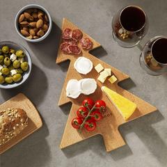 Vue Tree Board planche de servir de couleur marron| Krokrodeal