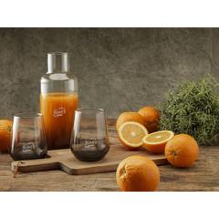 Vue Smokey Verre d’eau 450 ml de couleur translucide| Krokrodeal