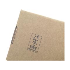 Vue Gift Box boîte prête à l'envoi de couleur marron| Krokrodeal