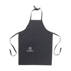 Vue Wolkat Taza Recycled Textile Apron tablier de couleur noir| Krokrodeal