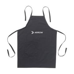 Vue Wolkat Taza Recycled Textile Apron tablier de couleur noir| Krokrodeal