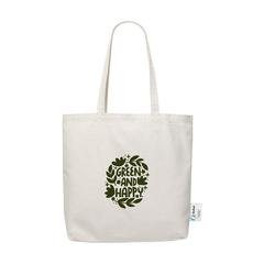 Vue Wolkat Rabat Recycled Textile Shopper sac de couleur beige| Krokrodeal
