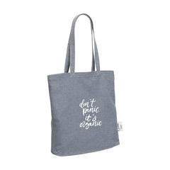 Vue Wolkat Rabat Recycled Textile Shopper sac de couleur bleu| Krokrodeal