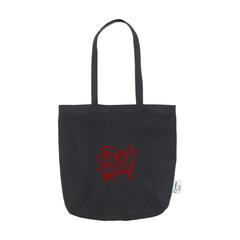Vue Wolkat Rabat Recycled Textile Shopper sac de couleur noir| Krokrodeal