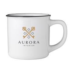 Vue Campfire mug de couleur blanc| Krokrodeal