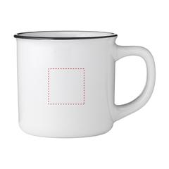 Vue Campfire mug de couleur blanc| Krokrodeal