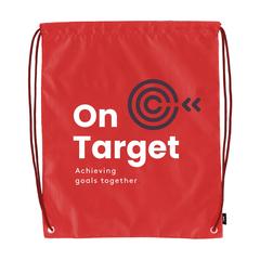 Vue PromoBag RPET sac à dos de couleur rouge| Krokrodeal