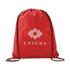 Vue PromoBag RPET sac à dos de couleur rouge| Krokrodeal