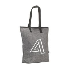 Vue Feltro RPET Cooler sac isotherme de couleur gris| Krokrodeal