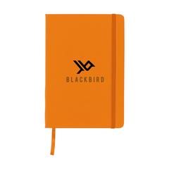 Vue BudgetNote A5 Lines carnet de couleur orange| Krokrodeal