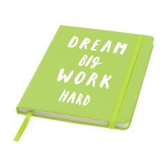 Vue BudgetNote A5 Lines carnet de couleur vert| Krokrodeal