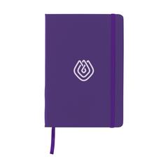 Vue BudgetNote A5 Blanc carnet de couleur violet| Krokrodeal
