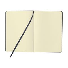 Vue BudgetNote A5 Blanc carnet de couleur noir| Krokrodeal