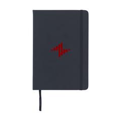 Vue BudgetNote A5 Blanc carnet de couleur noir| Krokrodeal