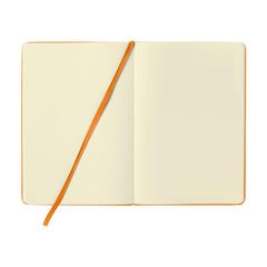 Vue BudgetNote A5 Blanc carnet de couleur orange| Krokrodeal