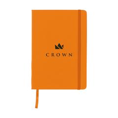 Vue BudgetNote A5 Blanc carnet de couleur orange| Krokrodeal