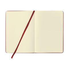 Vue BudgetNote A5 Blanc carnet de couleur rouge| Krokrodeal
