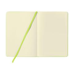 Vue BudgetNote A5 Blanc carnet de couleur vert| Krokrodeal