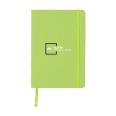 Vue BudgetNote A5 Blanc carnet de couleur vert| Krokrodeal