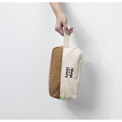 Vue CosCork Eco trousse de toilette de couleur beige| Krokrodeal