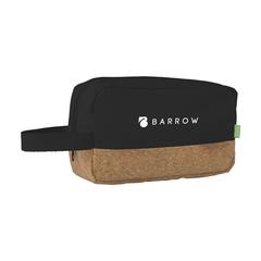 Vue CosCork Eco trousse de toilette de couleur noir| Krokrodeal