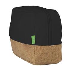 Vue CosCork Eco trousse de toilette de couleur noir| Krokrodeal