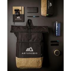 Vue CosCork Eco trousse de toilette de couleur noir| Krokrodeal