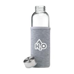 Vue Senga Glass 500 ml bouteille de couleur gris| Krokrodeal