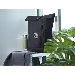 Vue Nolan Canvas sac à dos de couleur noir| Krokrodeal