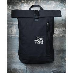 Vue Nolan Canvas sac à dos de couleur noir| Krokrodeal
